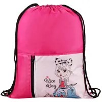 Мешок для обуви 1 отделение ArtSpace "Nice day", 340*410мм, карман на молнии