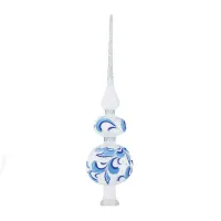 Верхушка стеклянная "Вероника" 27,5см, подарочная упаковка