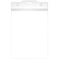 Бейдж вертикальный OfficeSpace, 95*150мм (размер вставки 90*120мм), без держателя