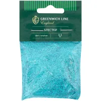 Блестки декоративные Greenwich Line, размер 0,3мм, 20г, голубой