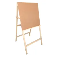 Мольберт напольный Хлопушка Гамма "Студия", планшет 60*60см, 60*4,3*120см, сосна