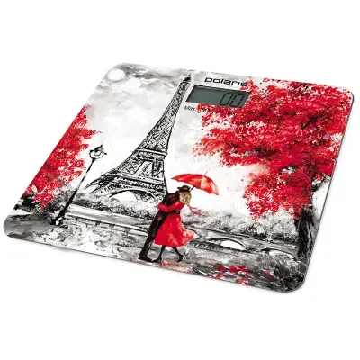 Весы напольные Polaris PWS 1864DG, электронные, стекло, 180кг