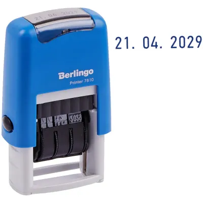 Датер ленточный Berlingo "Printer 7810", пластик, 1стр., 3мм, банк, блистер