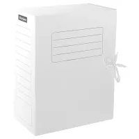 Папка архивная с завязками OfficeSpace, микрогофрокартон, 150мм, белый, до 1400л.