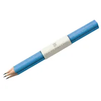 Набор карандашей ч/г Graf von Faber-Castell "Guilloche Gulf Blue", 3шт.