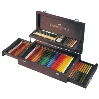 Набор художественных изделий Faber-Castell "Art & Graphic Collection", 125 предметов, дерев. кор.
