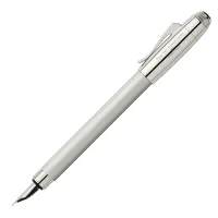 Ручка перьевая Graf von Faber-Castell "Bentley White Satin Fine", подарочная упаковка