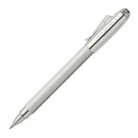 Ручка-роллер Graf von Faber-Castell "Bentley White Satin" черная, подарочная упаковка