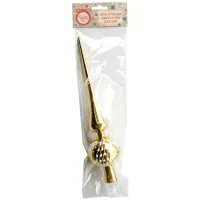 Верхушка пластиковая 28см, золотой