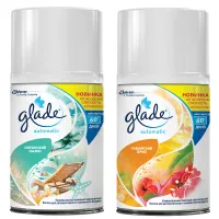 Сменный баллон для освежителя воздуха Glade Automatic "Океанский Оазис"/"Гавайский бриз", 269мл