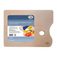 Палитра деревянная прямоугольная Гамма "Студия", 30*40см, толщина 5мм