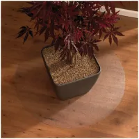 Коврик защитный для паркета/ламината Floortex, круглый, 60см, поликарбонат 1,9мм