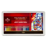 Карандаши цветные художественные KOH-I-NOOR "Polycolor", 72 цвета, 3,8 мм, металлическая коробка, 3827072001PL