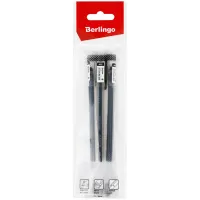 Набор гелевых ручек Berlingo "Apex" 3шт., черная, 0,5мм