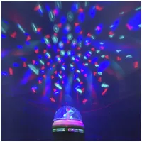 Диско-лампа светодиодная B52, 15,5см, цоколь Е27, 3 цвета, 85-250В