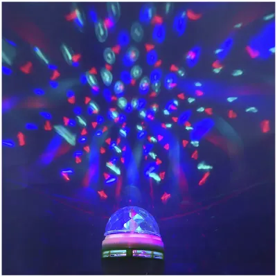 Диско-лампа светодиодная B52, 15,5см, цоколь Е27, 3 цвета, 85-250В