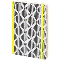 Скетчбук - альбом для рисования 80л. А5 "Contrast scandy", 100г/м2, тв.обл, карман, доп.листы крафт