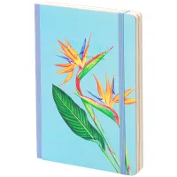 Скетчбук - альбом для рисования 80л. А5 "Lovely flowers", 100г/м2, тв.обл, карман, доп.листы крафт