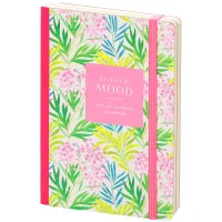 Скетчбук - альбом для рисования 80л. B6 "Flower mood", 100г/м2, тв.обл, карман, доп.листы крафт