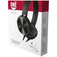 Наушники с микрофоном Smartbuy "One", 2,5м, черный