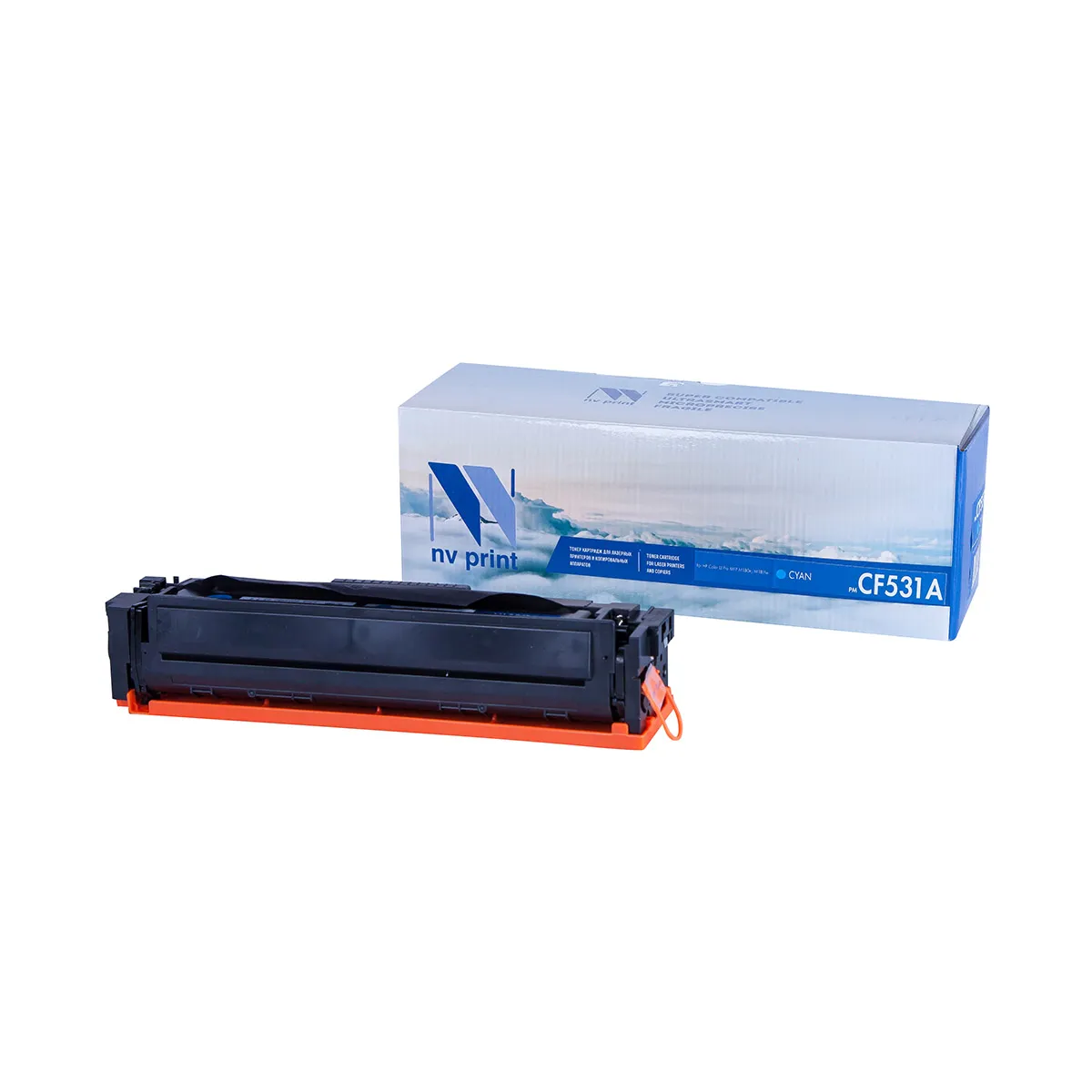 Фото товара «Картридж совм. NV Print CF531AC голубой для HP Color LaserJet Pro M180n/M181fw (1100стр.) (ПОД ЗАКАЗ)»