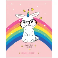 Дневник 1-11 кл. 40л. "Рисунки. Unicorn dream", ВД-лак