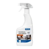 Полироль для мебели OfficeClean, спрей, с воском, 500мл