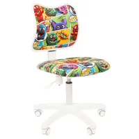 Кресло детское Chairman Kids 102, PL, ткань велюр, монстры, механизм постоянной под. спины, без подл