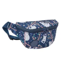 Сумка поясная Grizzly, 24*13*8см, 1 отделение, 1 карман, ленивцы