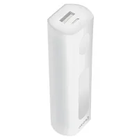 Внешний аккумулятор Oxion Compact Design 2200mAh, Li-ion, индикатор, белый