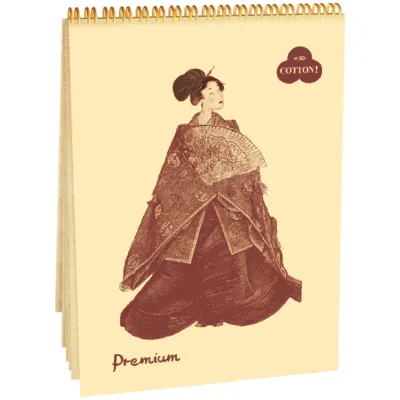 Блокнот для пастели, 30л., А4 на гребне Лилия Холдинг "Sand", песочный, 160г/м2, холст