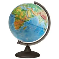 Глобус Земли физический 250мм рельефный