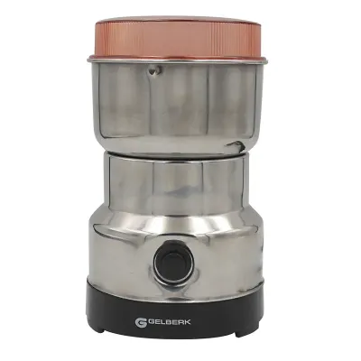 Кофемолка Gelberk GL-531, 200Вт, 100г, нержавеющая сталь