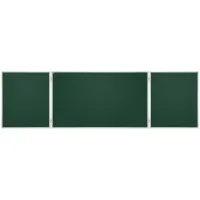 Доска магнитно-меловая 2х3 "Education", трехсекционная, 340*100/100*85*2, алюминиевая рамка