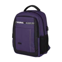 Рюкзак Berlingo City "Original blue" 43*29*18см, 2отд, 3карм, отд.для ноут, USBразъем, эргон. спинка