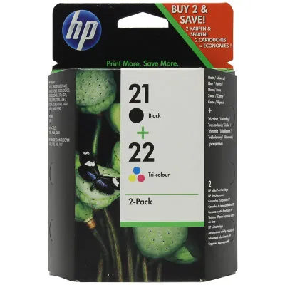 Картридж ориг. HP SD367AE (№21/22) C9351AE черный/C9352AE цветной для DJ 3920/3940/D1360 комбинирова