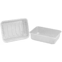 Контейнеры одноразовые Стиролпласт, набор 500шт., 179*132*46мм, 750мл, ПП, прозрачные (код крышки 300328)