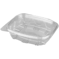 Контейнеры одноразовые Стиролпласт, набор 300шт., 155*129*38мм, 350мл, с крышкой, ПЭТ, прозрачные 155-350мл (ПОД ЗАКАЗ)