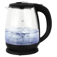 УЦЕНКА-Чайник электрический Gelberk GL-399, 1,8л, 1500Вт, стекло/пластик