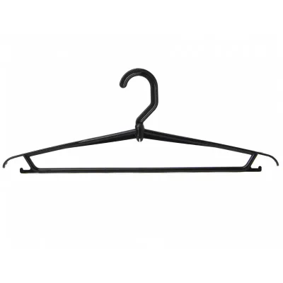 Вешалка-плечики Idea, пластик, перекладина, вращающаяся, 42см (р.46-48), черный
