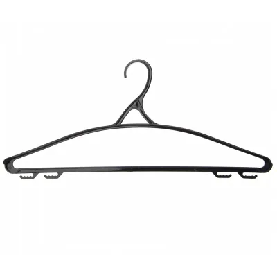Вешалка-плечики Idea, пластик, перекладина, 43см (р.48-50), черный