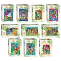 Пазл картонный 54 элемента, Любимые сказки, АССОРТИ, поле 18х13,5 см, STEP PUZZLE