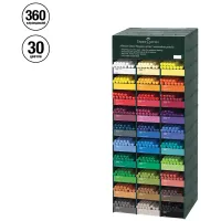 Дисплей с каранд. акв. худ. Faber-Castell "Albrecht Dürer Magnus", утолщ., заточ., ассорти, 30цв., 360 предметов