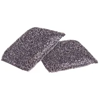 Губки бытовые OfficeClean, поролон в металлизированной оплетке, 110*70*22мм, 2шт.