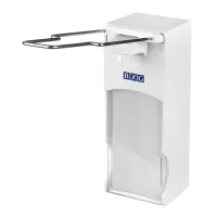 Диспенсер для жидкого мыла BXG ESD-3000, локтевой, механический, белый, 1л