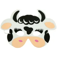 Маскарадная маска "Коровка", 22*17см