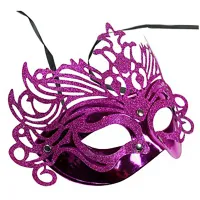 Маскарадная маска "Праздник в фиолетовом", 16*10*6,5см