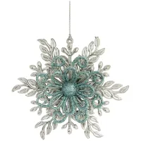 Елочное украшение из полипропилена "Пушинка в голубом", 12*10,5*3см