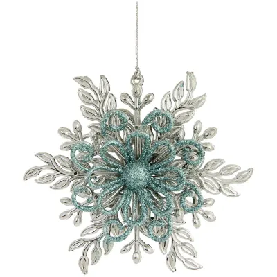 Елочное украшение из полипропилена "Пушинка в голубом", 12*10,5*3см