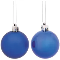 Шар "Синий" из полистирола 50мм, матовый/глянцевый